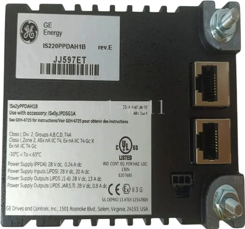 IS220PPDAH1B GE IO Pack Power Distribution System Feedback Module with 12 Months Warranty and 1kg Weight