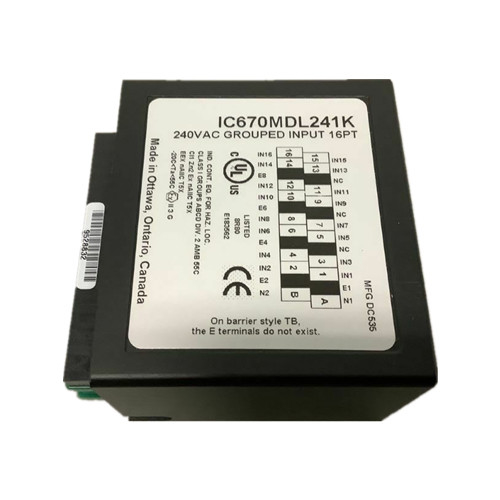 IC670MDL640 het Gebied I/O 24VDC Pos van GE Fanuc GE/Negatieve Afzonderlijke Inputmodule General Electric