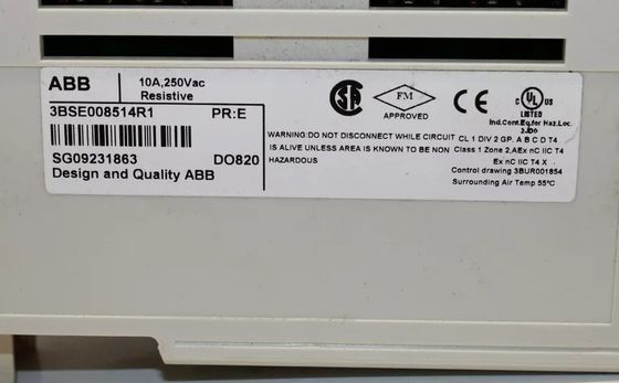 ABB DO820 3BSE008514R1 Digital Output Module Relay 8 Channel PLC Module